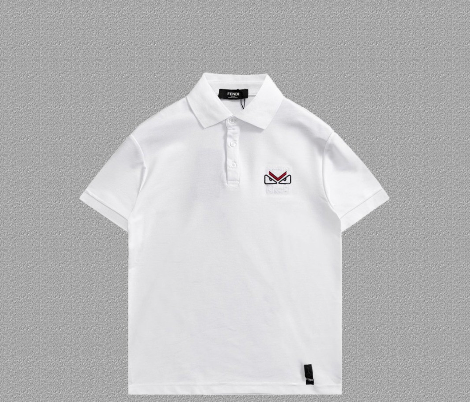 Classic Collar Polo Shirt | FENDI Inspired Luxury Style