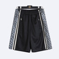 Gucci Inspired GG Snake Print Patchwork Unisex Shorts