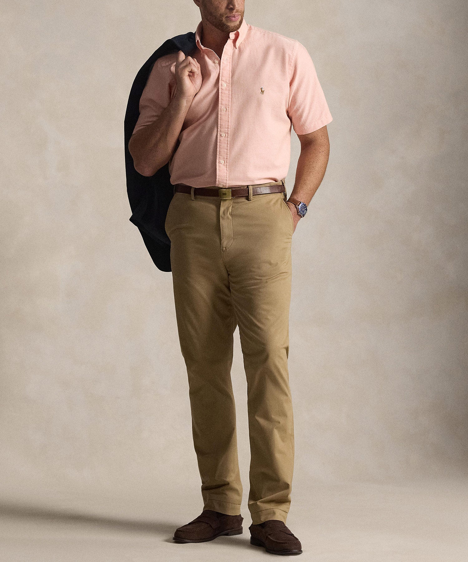 Polo Ralph Lauren Short Sleeve Solid Oxford Sport Shirt